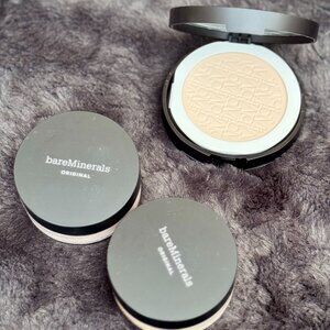 BRAND NEW! BARE MINERALS - 3 Piece Face Powders, Foundation